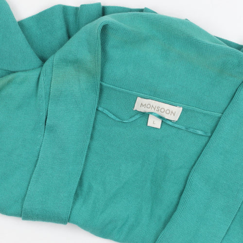 Monsoon Women’s Green Knit Shrug Large