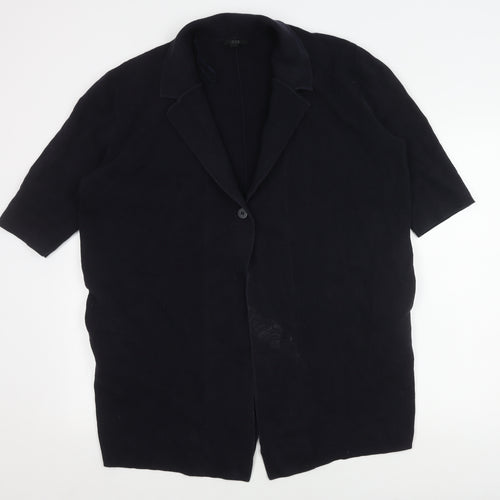 COS Women's Black Mid-Length Coat Size M