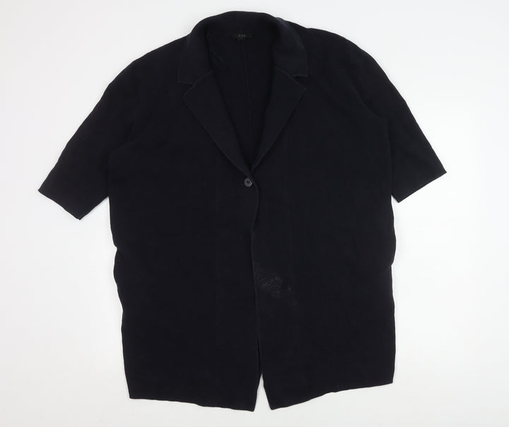 COS Women's Black Mid-Length Coat Size M
