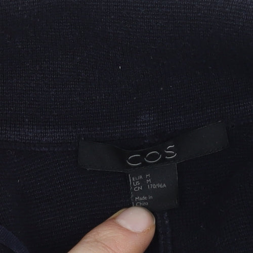 COS Women's Black Mid-Length Coat Size M