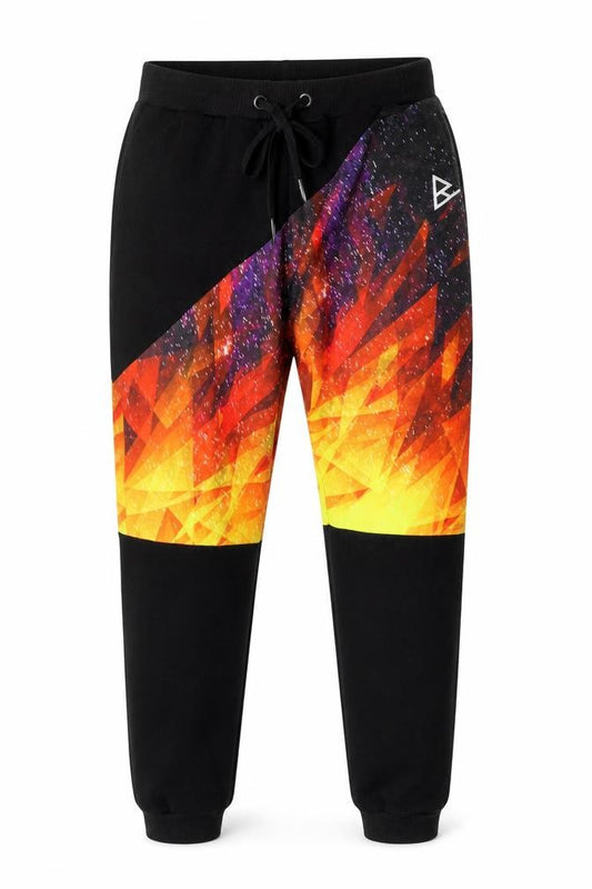Front view of Blowhammer Men's Multicoloured Jogger Trousers -, size S