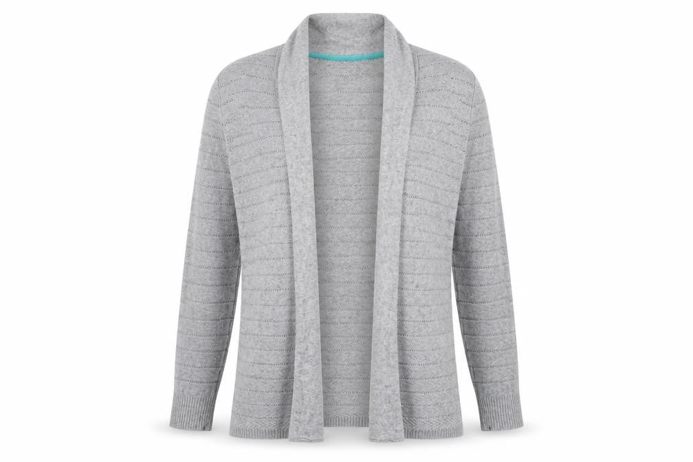 Maine New England Women's Grey Cardigan Size 16