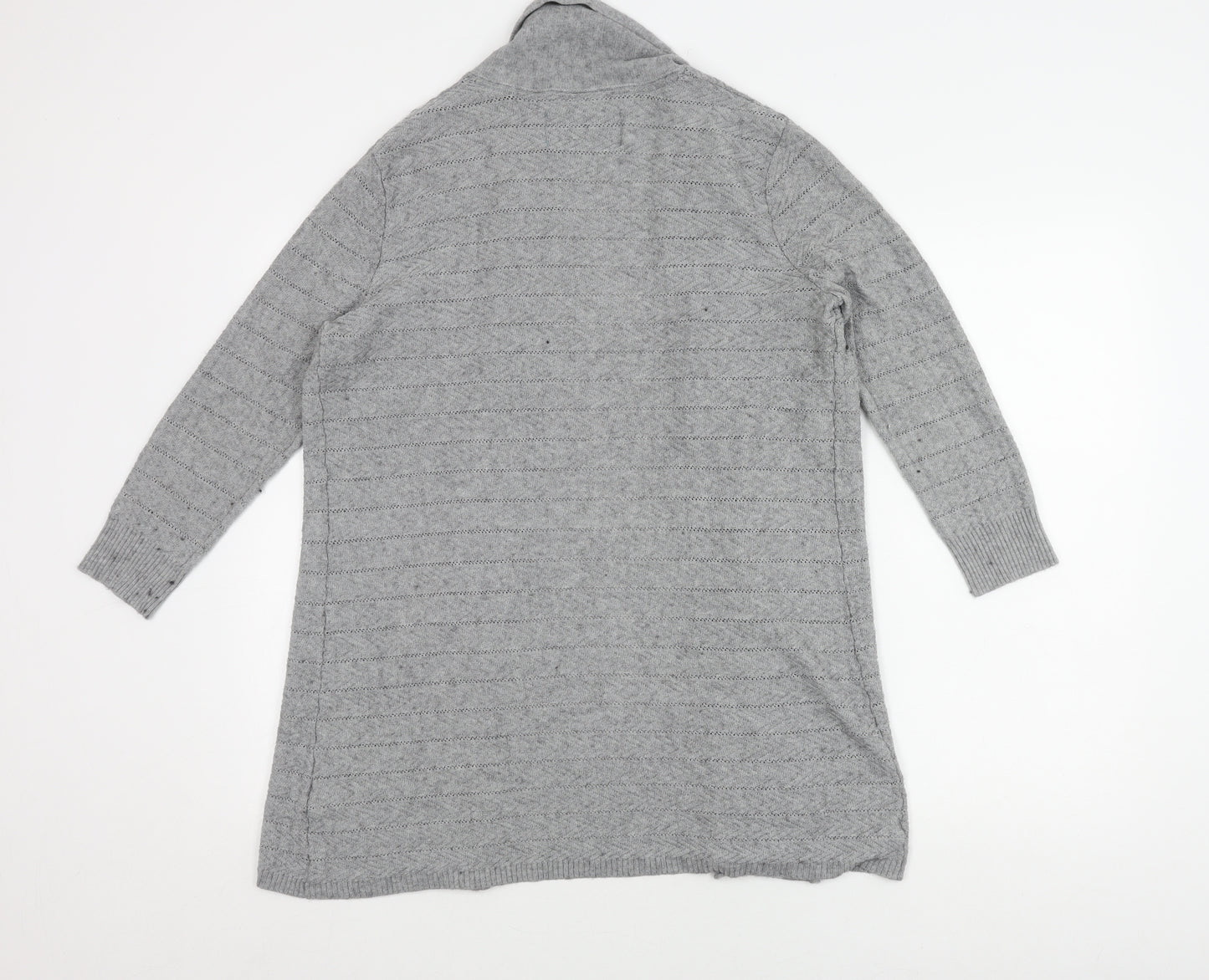 Maine New England Women's Grey Cardigan Size 16