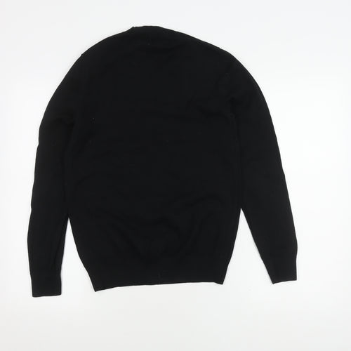 Next Men's Black S Pullover Jumper Crew Neck