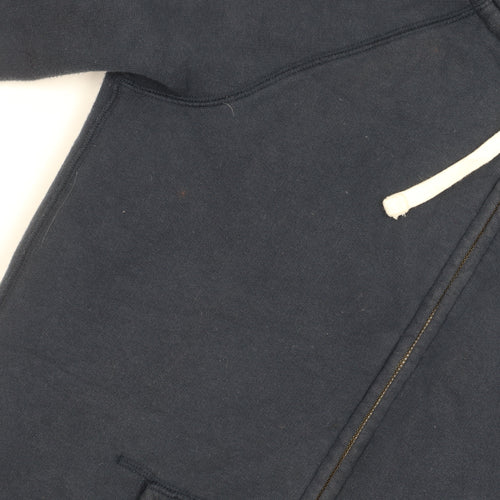 Jack Wills Women's Blue Hooded Jacket Size 8