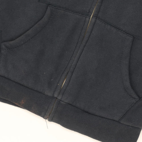 Jack Wills Women's Blue Hooded Jacket Size 8