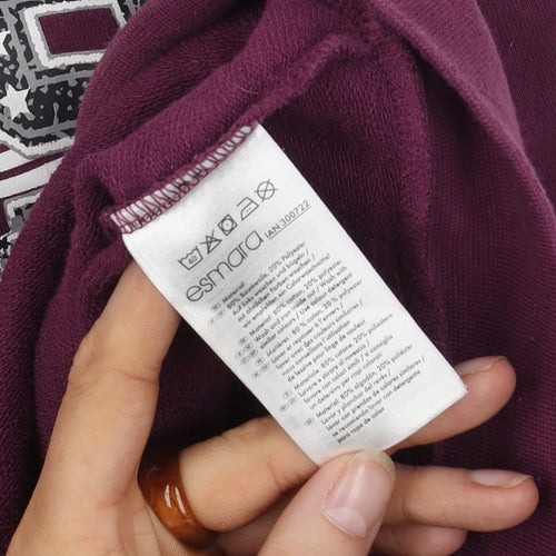 Esmara Women's Purple Hooded Jacket Size 10