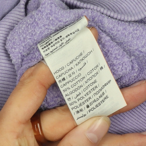 Superdry Women's Purple Pullover Hoodie L
