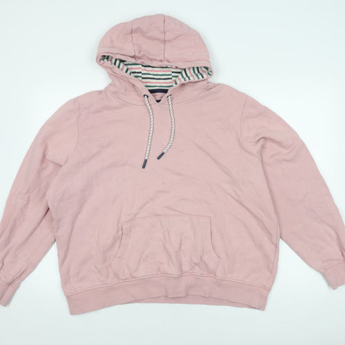 Crew Clothing Women's Pink Pullover Hoodie Size 18