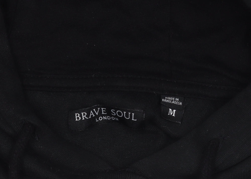 Brave Soul Black Men's M Pullover Hoodie