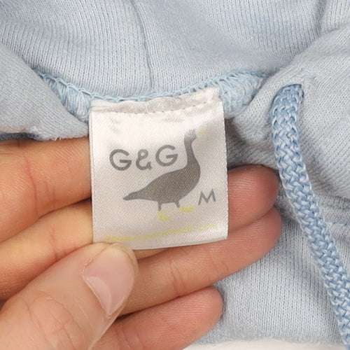 G&G Blue Pullover Hoodie M Unisex Casual Wear
