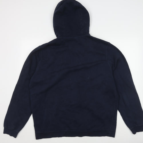 Nike Men's Blue XL Basic Hooded Jacket