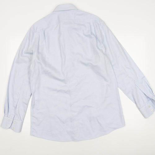 Charles Tyrwhitt Men's Blue Slim Fit Shirt Size 16