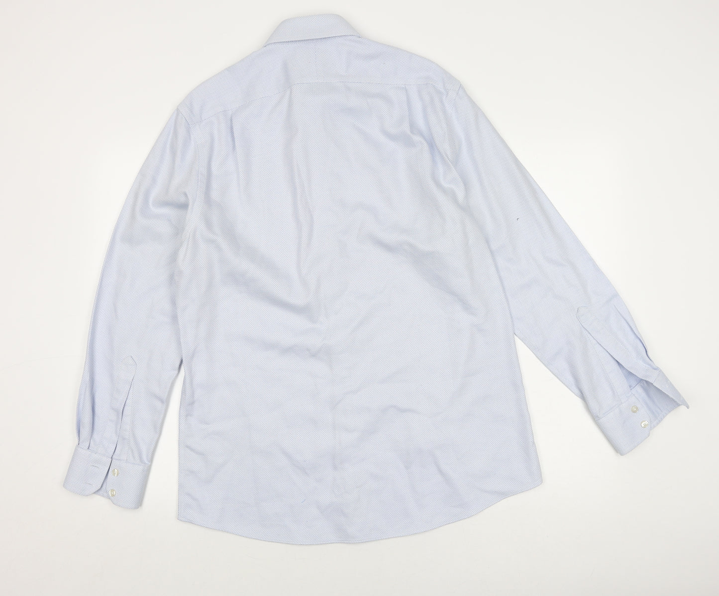 Charles Tyrwhitt Men's Blue Slim Fit Shirt Size 16