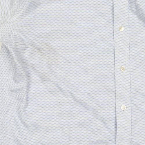 Charles Tyrwhitt Men's Blue Slim Fit Shirt Size 16