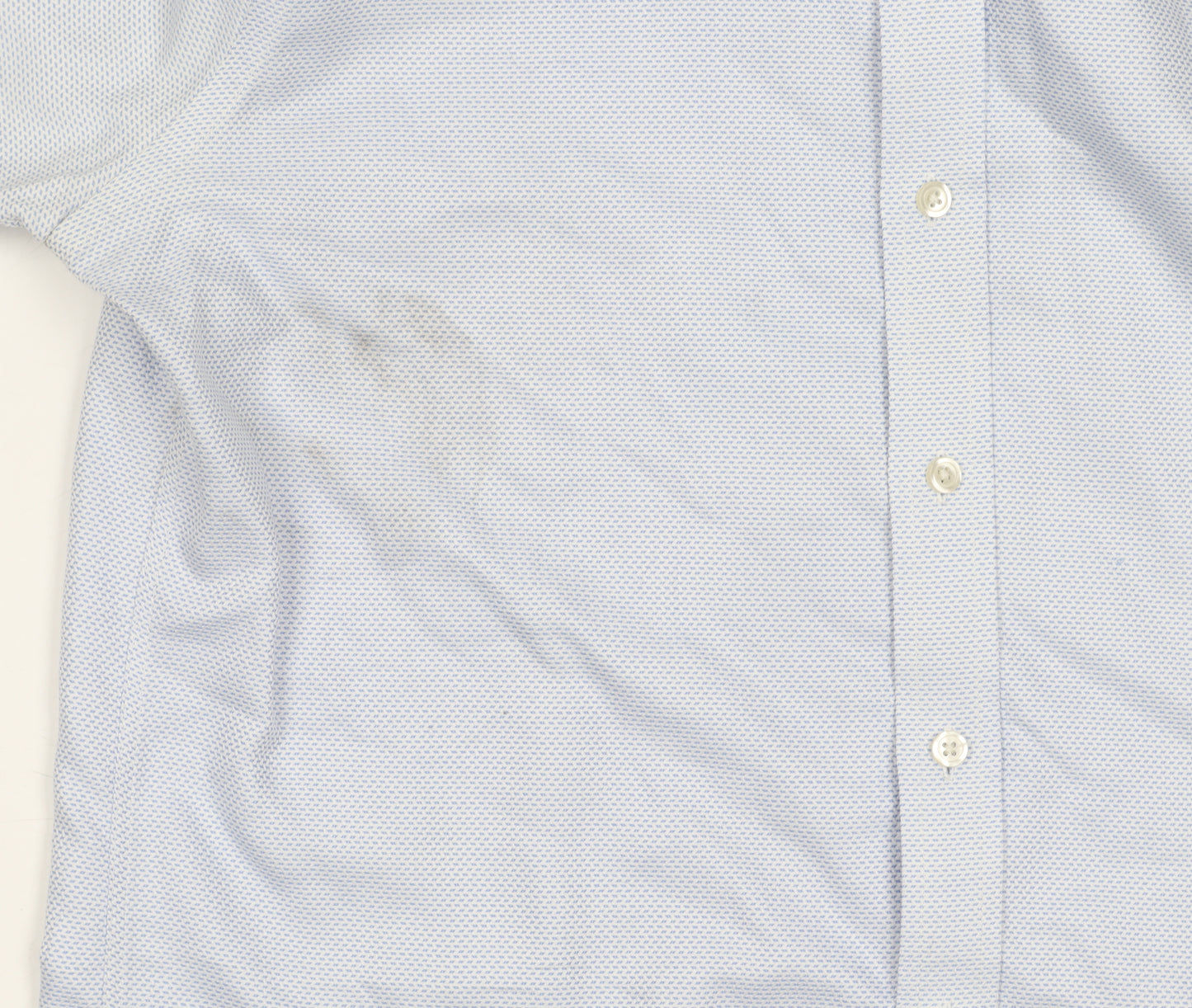 Charles Tyrwhitt Men's Blue Slim Fit Shirt Size 16