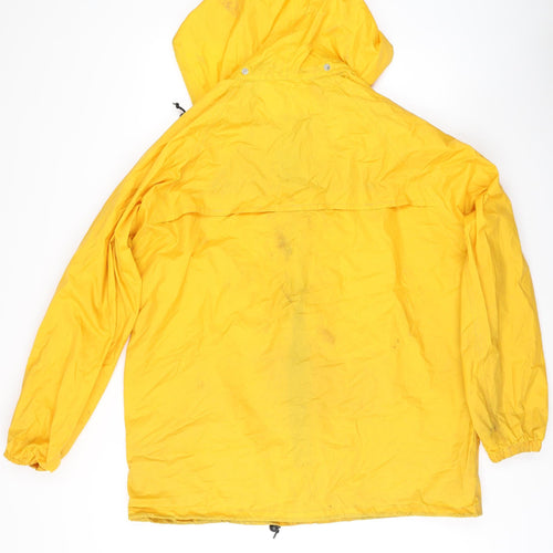 Peter Storm Women's Yellow Large Hooded Rain Coat