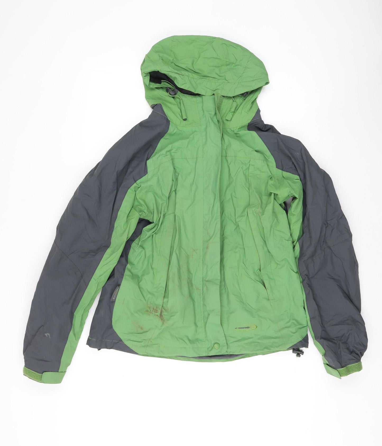 Mountain Life Women's Green Rain Coat Jacket Size 14