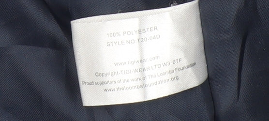 TIGI Women's Blue Quilted Waistcoat Size 14