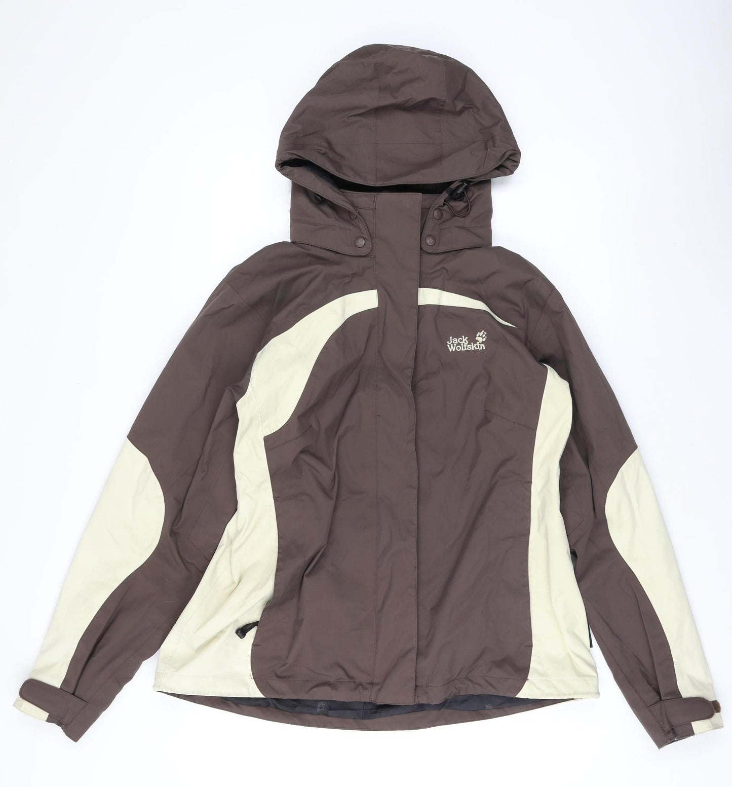 Jack Wolfskin Women's Brown Waterproof Jacket Size 16