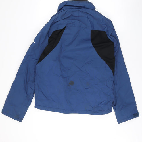 Cross Men's Blue Medium Hooded Puffer Jacket