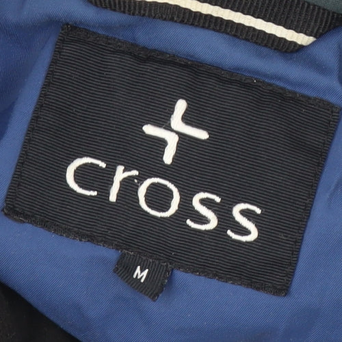 Cross Men's Blue Medium Hooded Puffer Jacket