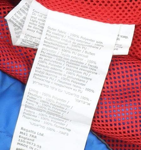 Regatta Men's Blue Waterproof Rain Coat - Medium, Breathable