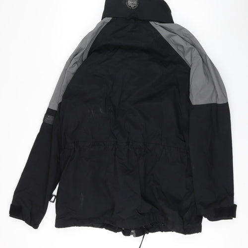 TOG 24 Men's Black L Parka Jacket, Winter Stylish