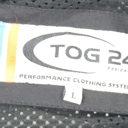 TOG 24 Men's Black L Parka Jacket, Winter Stylish