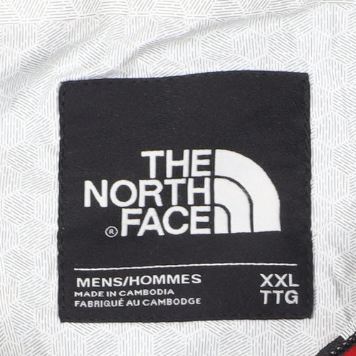 The North Face Men's Red Windbreaker Jacket 2XL Casual