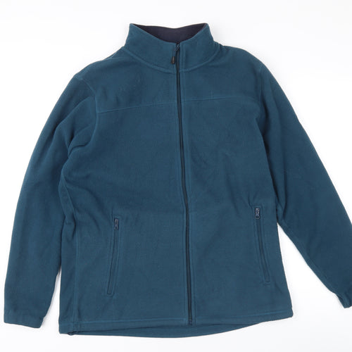 James Pringle Men's Blue Fleece Jacket - M, Casual, Zip