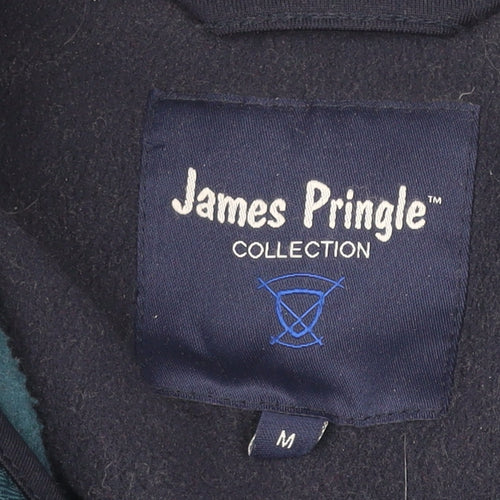 James Pringle Men's Blue Fleece Jacket - M, Casual, Zip