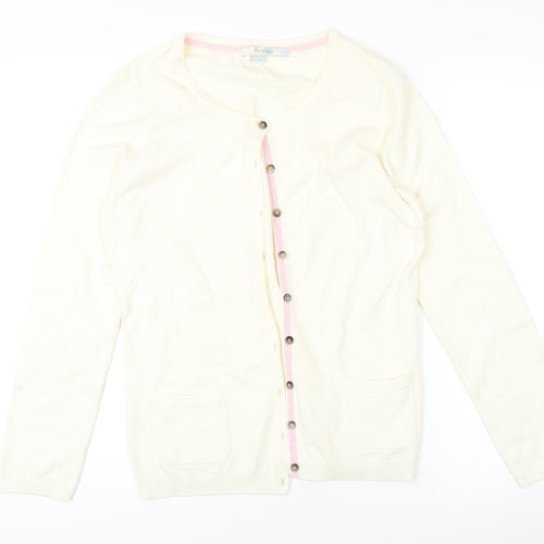 Boden Women's Ivory Cardigan Size 12 Casual