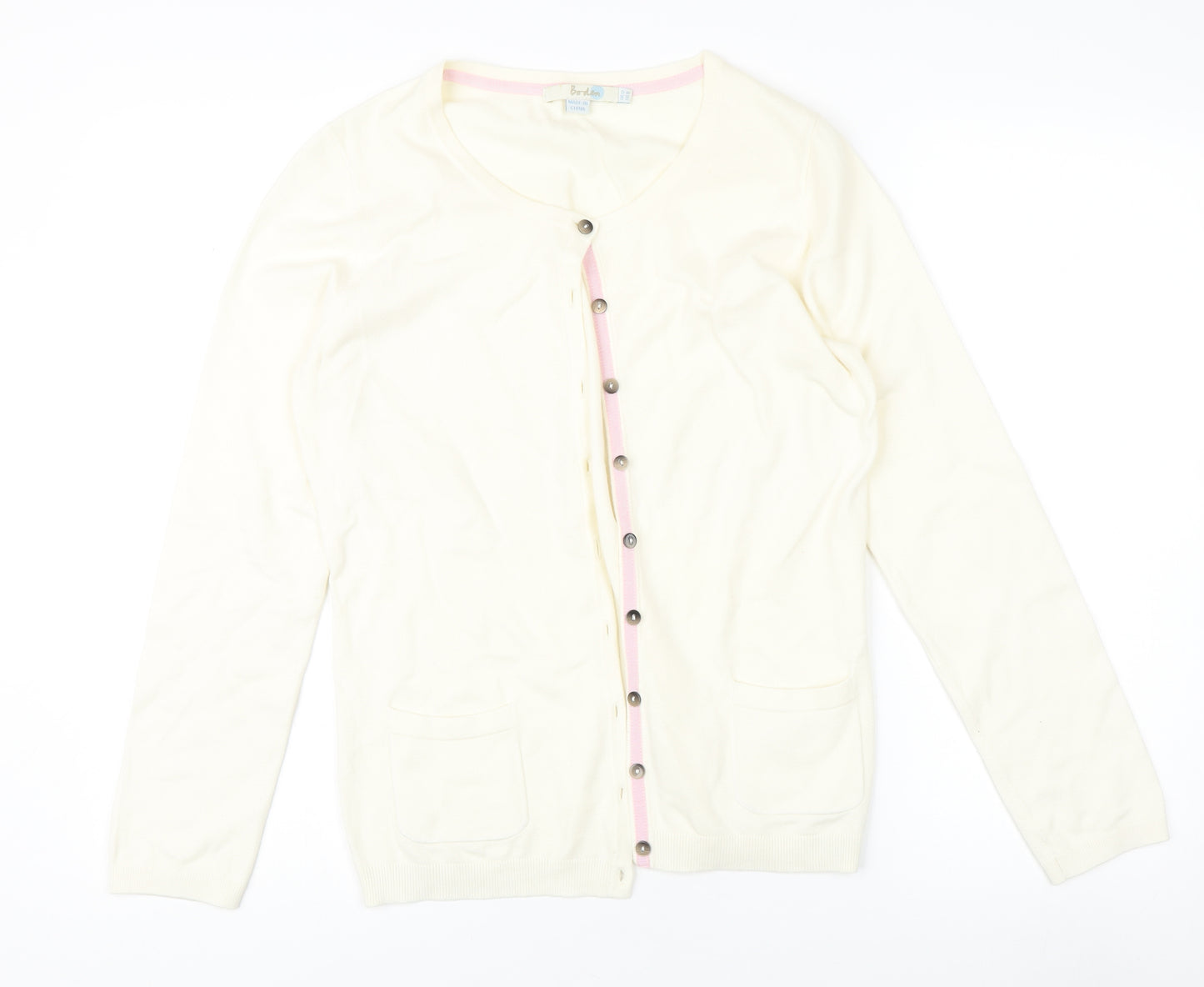 Boden Women's Ivory Cardigan Size 12 Casual