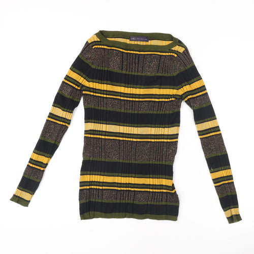 Marks and Spencer Women's Multicoloured Striped Pullover