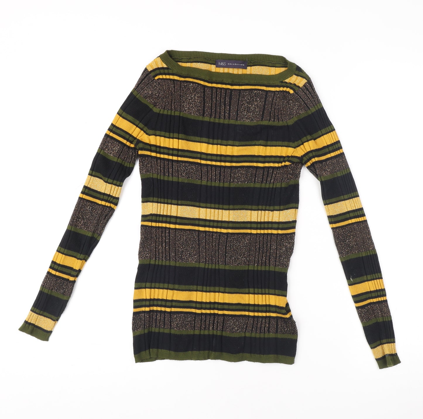 Marks and Spencer Women's Multicoloured Striped Pullover