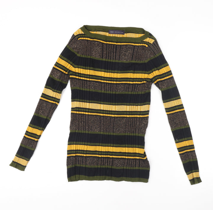 Marks and Spencer Women's Multicoloured Striped Pullover