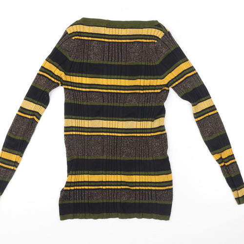 Marks and Spencer Women's Multicoloured Striped Pullover