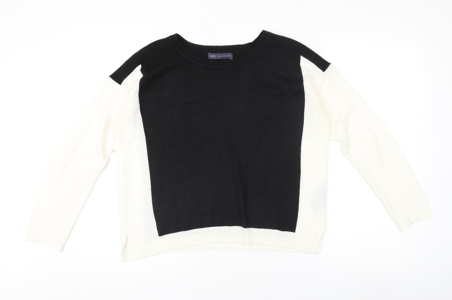 Marks and Spencer Women's Black Jumper Size 10