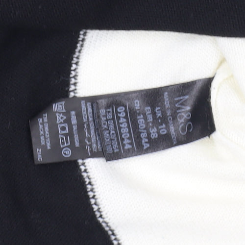 Marks and Spencer Women's Black Jumper Size 10