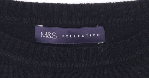 Marks and Spencer Women's Black Jumper Size 10