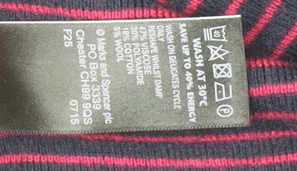 Marks and Spencer Women's Striped Shift Dress UK 10