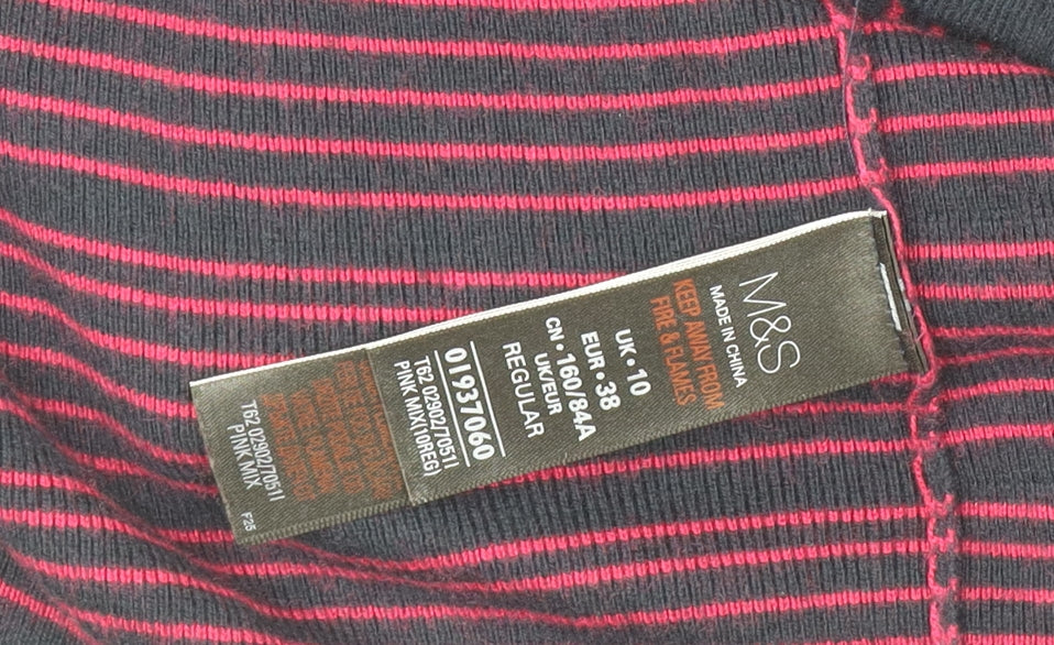 Marks and Spencer Women's Striped Shift Dress UK 10