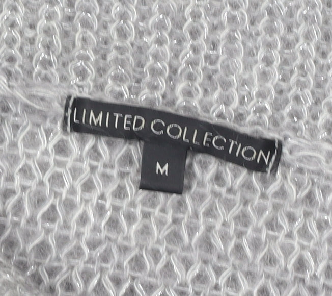 Marks and Spencer Womens Grey Cowl Neck Pullover M