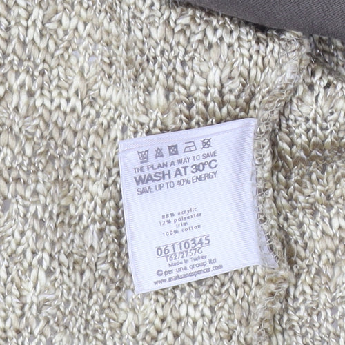 Marks and Spencer Beige Women's Cardigan, Size L Knit