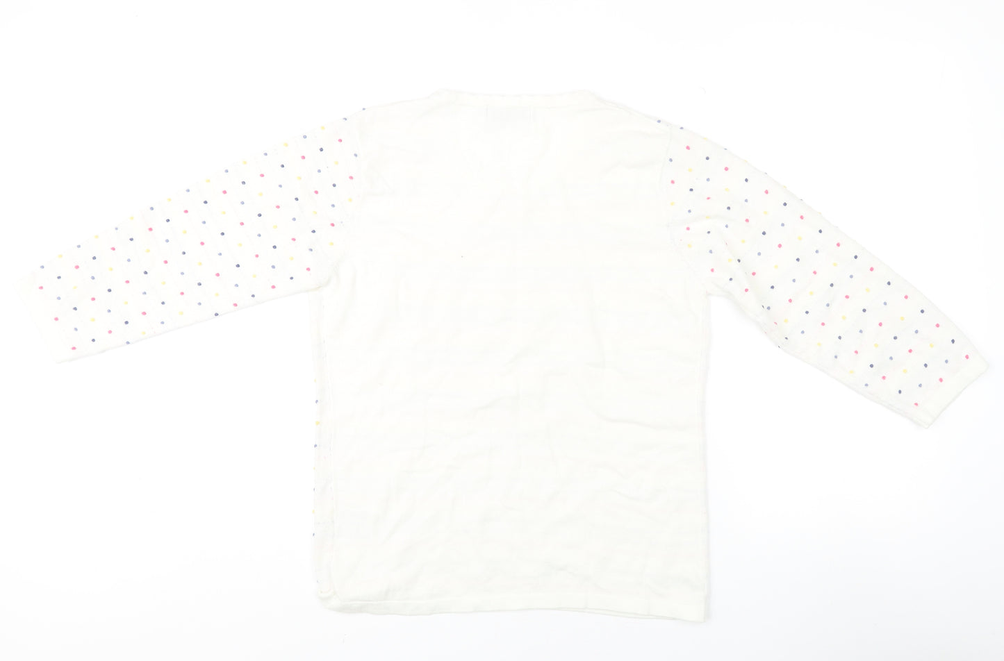 Honor Millburn Women's White Polka Dot Pullover Jumper - S