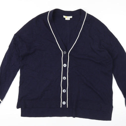 Boden Women's Blue Cardigan UK 12 - Viscose Blend