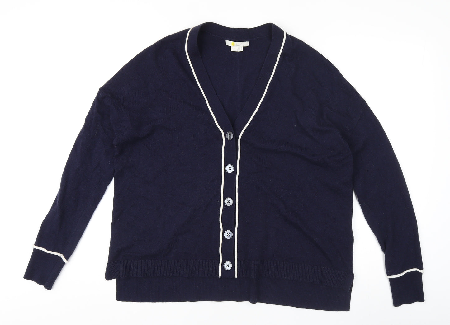 Boden Women's Blue Cardigan UK 12 - Viscose Blend