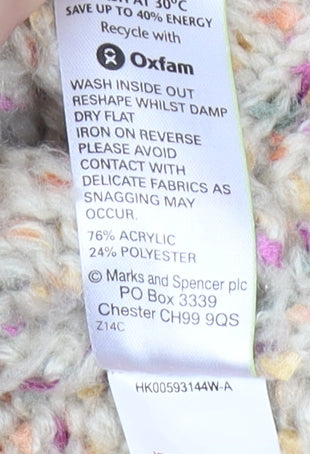 Marks and Spencer Women Multicoloured Pullover Jumper