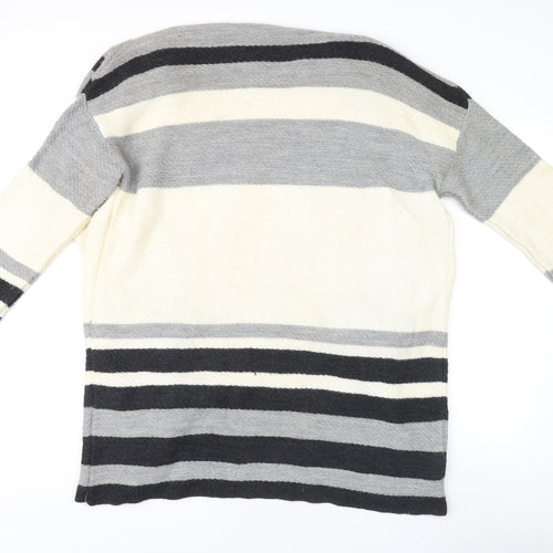 Mango Women's Striped Cardigan Multicoloured One Size